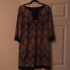 Multicolor Aline Dress